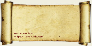 Tijana Janjić vizit kartica